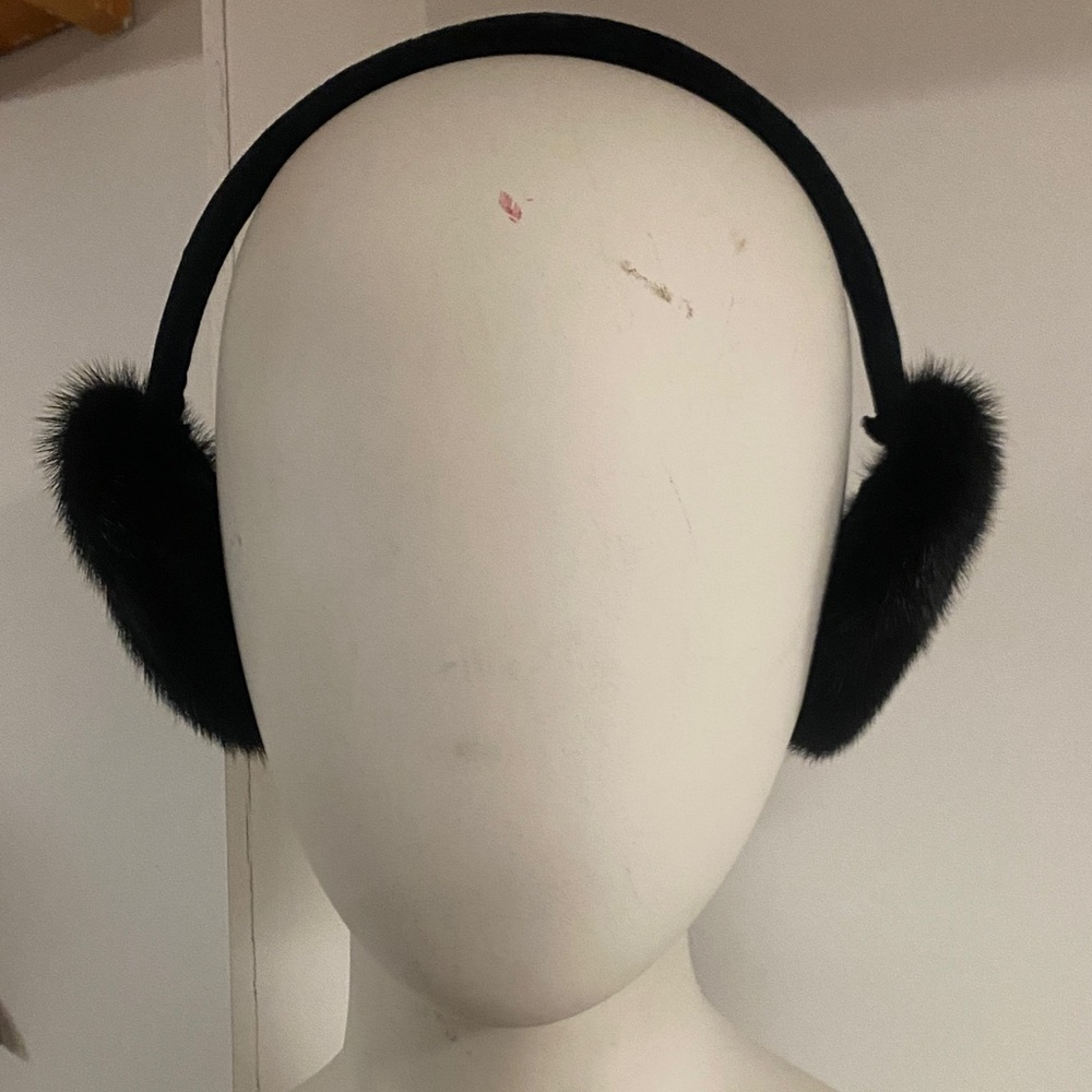 Elegant Black Fur Earmuffs